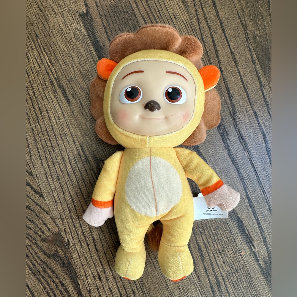 🦁 CoComelon JJ Lion Plush Toy 8” – King of the Pride Costume Stuffed Animal
